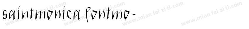 saintmonica fontmo字体转换